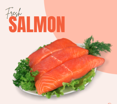 Healthy Salmon for clear senior skin