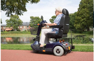 Senior Citizen's Electric Mobility Scooter with fat wheels