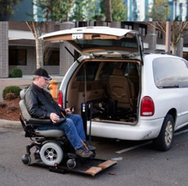 Tail Lift Accessory for use with Senior & Disabled Motorized Electric Wheelchairs