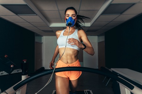 Girl on treadmill