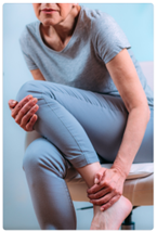 Lady with Joint Pain - Dealing with menopause problems